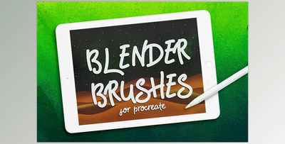 BLENDER BRUSHES FOR PROCREATE CreativeMarket – 3579351
