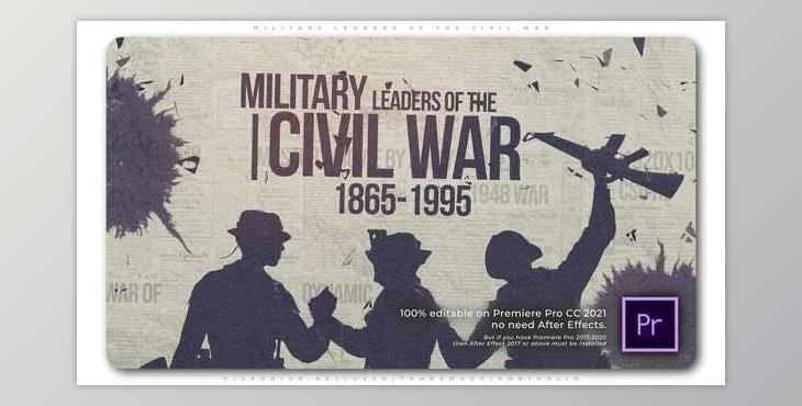 Military Leaders of the Civil War (Videohive 34262589)