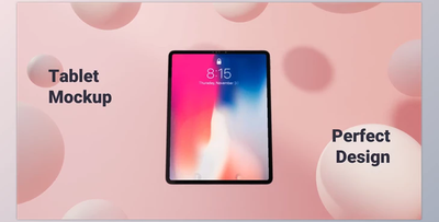 Videohive - Tablet Mockup for Premiere Pro - 53982674