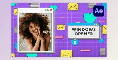 Creative Windows Opener (Videohive 41968000) - AE Project