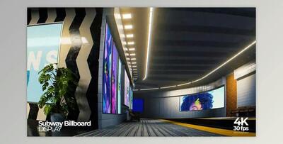 Subway Billboard Mockup (Videohive 54967337) - AE Project