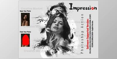 Impression Photoshop Action CreativeMarket-6545186 (ATN)