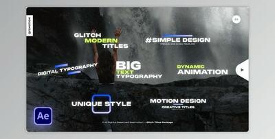 Game Glitch Titles (Videohive 35878134) - AE Project