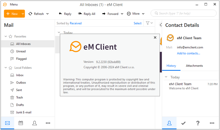 eM Client Pro 10.3.2545