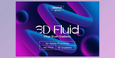 3D Fluid Mixer Brush Gradients for Adobe Photoshop GraphicRiver - 38048087