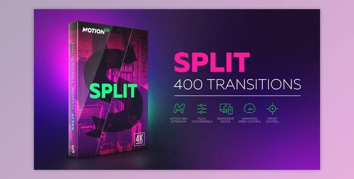 Motion Bro Split Handy Transitions (Videohive-21617948)