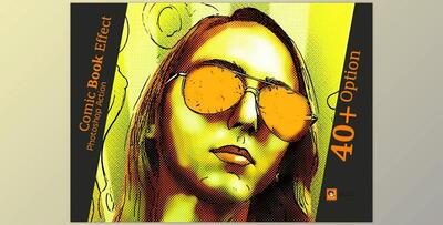 Comic Book Effect Photoshop Action CreativeMarket-3501813 (PAT, ATN)