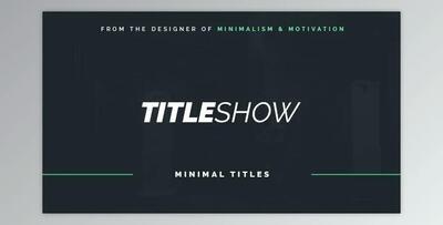 Titleshow (Videohive 14410786) - AE Project