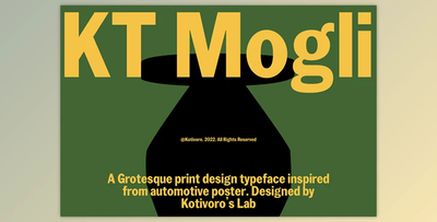 KT Mogli - Dynamic Sans Serif Font