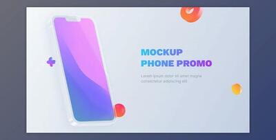 Glass Phone – App Promo Phone Mockup (Videohive 35411448) - AE Project