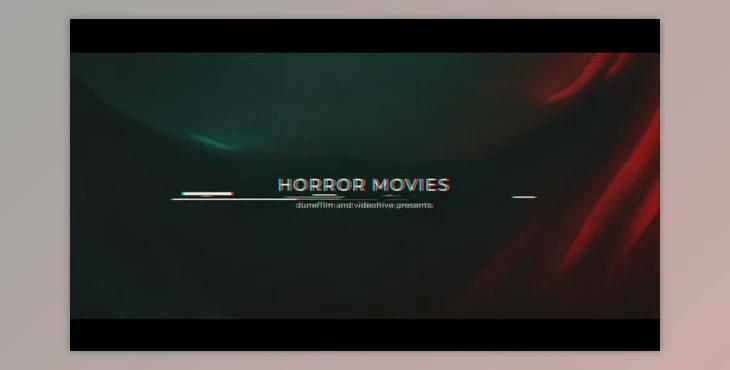 Horror Movies Titles V2 - AE Project Videohive 28677086