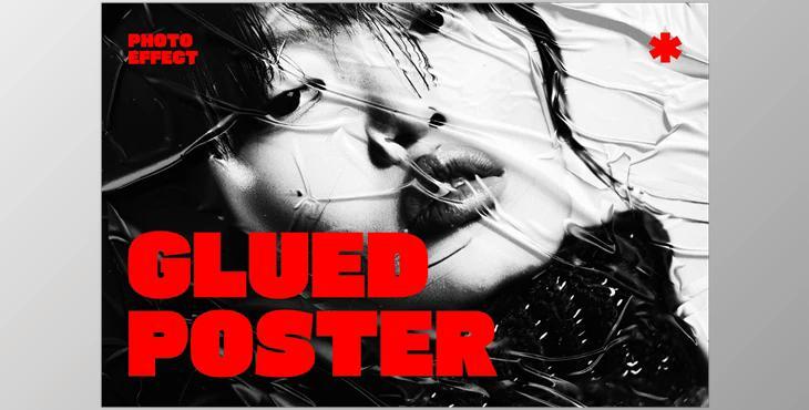 Glued Paper Photo Effect - 281831020