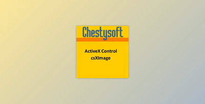 Chestysoft csXImage ActiveX v5.0.9 Image Edit and Twain Control + CRACK