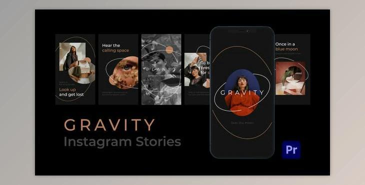 Gravity Instagram Stories Pro for Premiere Pro (Videohive 34547467)
