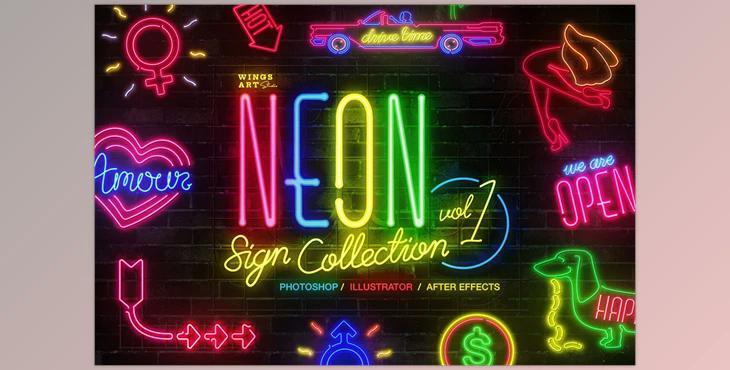Neon Sign Collection: Volume One CreativeMarket-4718662