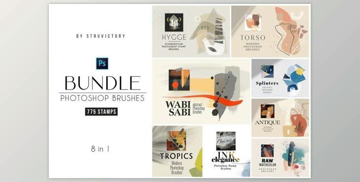 Photoshop Stamp Brushes Bundle 2020 CreativeMarket-5640648 (PNG, JPG, ABR, PDF, ASL)