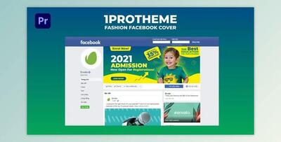 Kids School Facebook Cover Animate Mogrt 08 (Videohive 33635539)