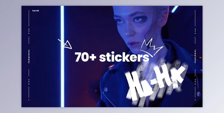 Animated Stickers Pack (Videohive 42251029) - AE Project