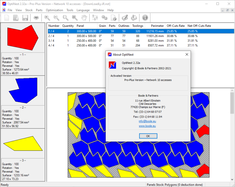 OptiNest Pro-Plus 2.32g