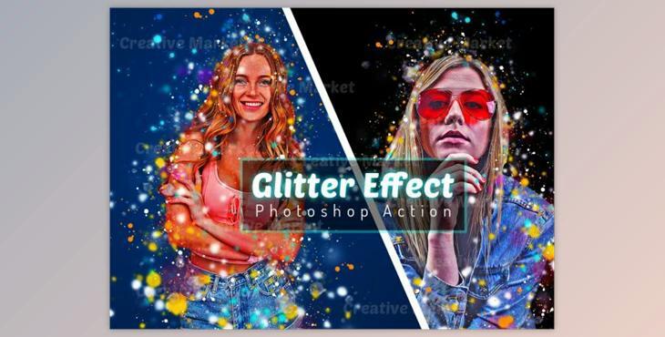 Glitter Effect Photoshop Action By Studio Retouch