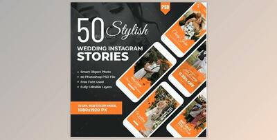 Instagram Wedding Stories Banners GraphicRiver-28427215