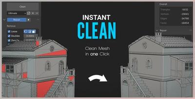 BlenderMarket – Instant Clean v2.2.0