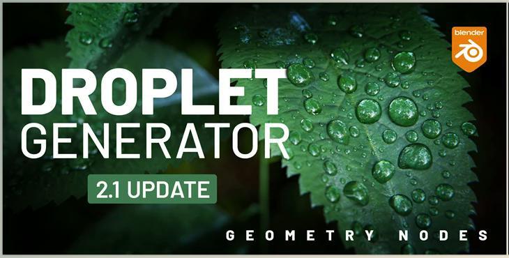 Blender Market – Droplet Generator v2.1