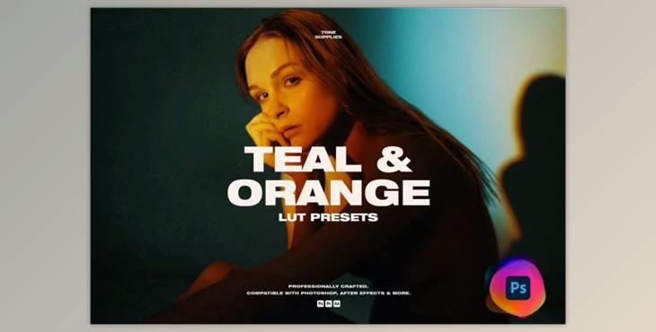 Teal & Orange Photoshop LUT Presets By TONE SUPPLIES