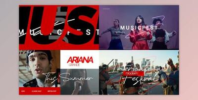 Music Typography Slideshow (Videohive 45638407) - AE Project