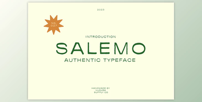 Salemo Typeface
