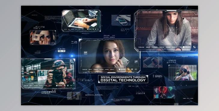 Digital Network (Videohive 28188734) - AE Project