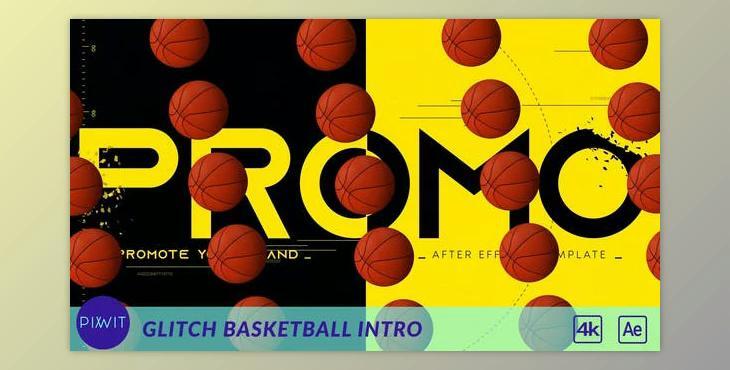 Glitch Basketball Intro (Videohive 34848943) - AE Project