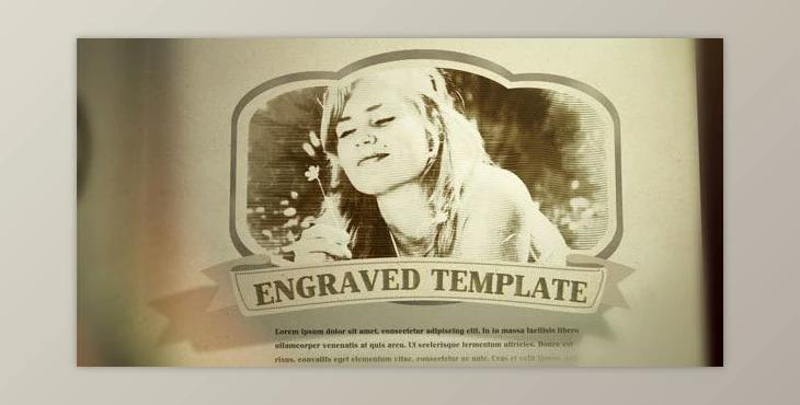 Engraved Vintage Book (Videohive 2091988) - AE Project