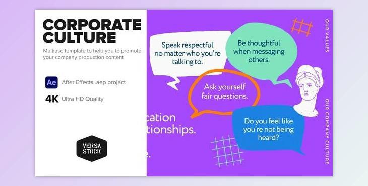 Corporate Culture Values Book Introduction Promo (Videohive 33397335) - AE Project