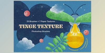 Tinge Texture Photoshop Brushes - Pixelbuddha