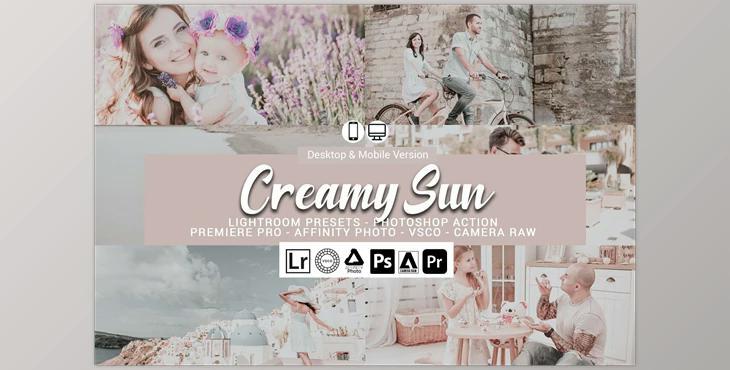 Creamy Sun Presets CM-5693577 (LRTEMPLATE, DNG, XMP, PDF)