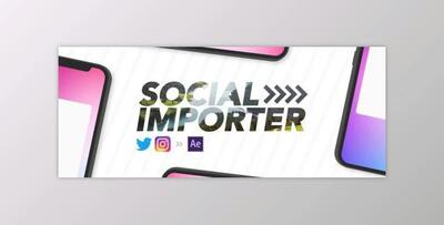 Aescripts Social Importer v1.0.3 - Full + Tutorials