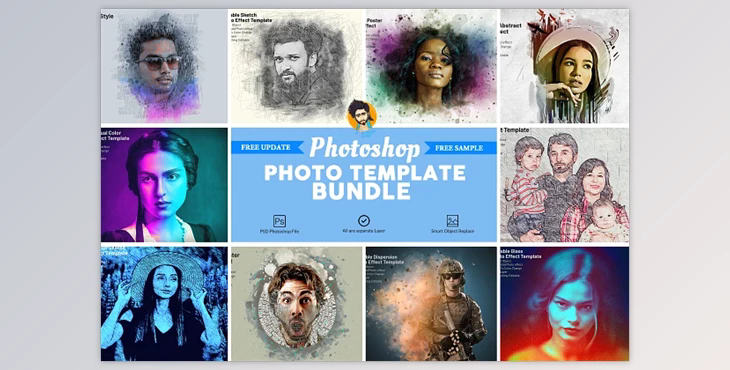 Photo Effect Template Bundle - 6933377