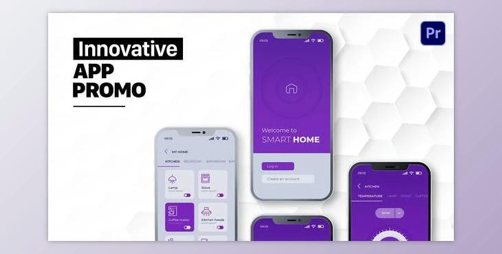 Phone App Promo Mogrt (VideoHive 37600241)