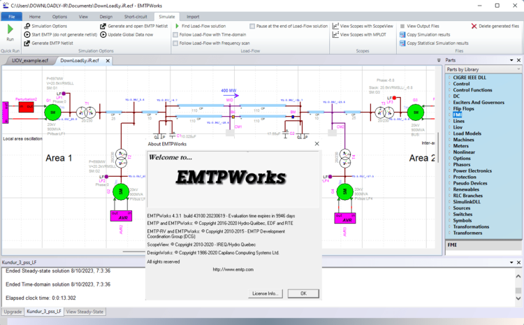 EMTP 4.3.1 + PAMSUITE R2.6