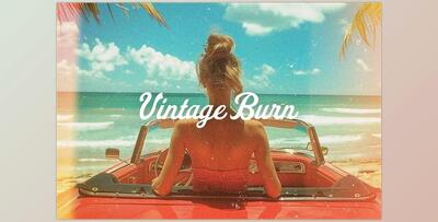 Vintage Burn Photo Effect - 279641881