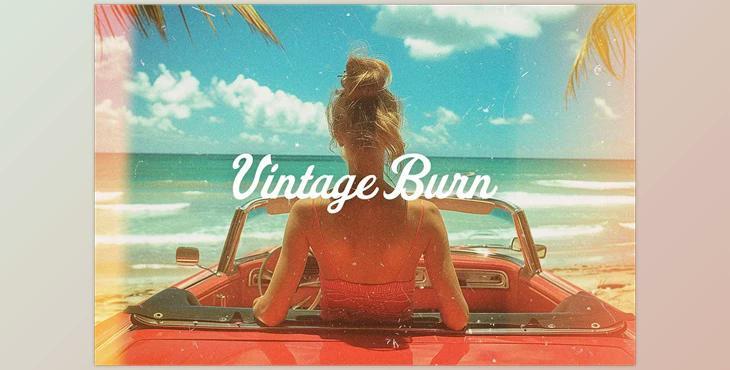 Vintage Burn Photo Effect - 279641881