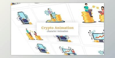 Cryptocurrency Scene Animation Pack (Videohive 36080482) - AE Project