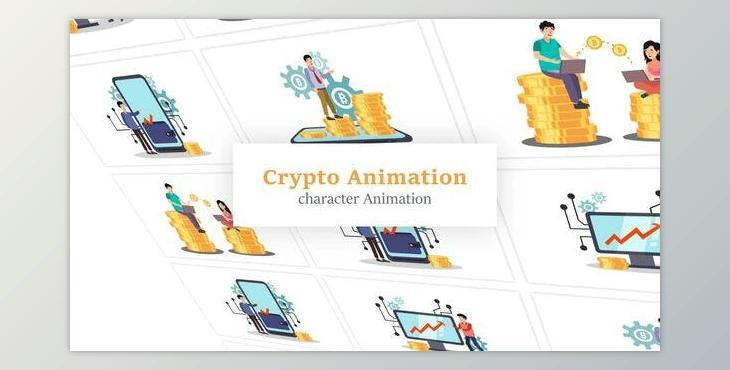 Cryptocurrency Scene Animation Pack (Videohive 36080482) - AE Project