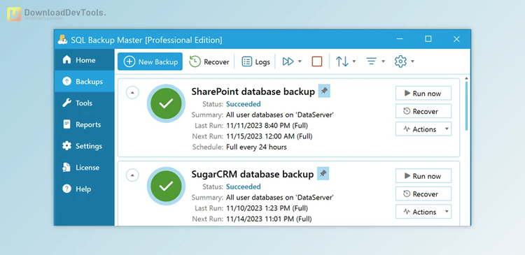 SQL Backup Master v7.8.891 (24 Jan 2025) All Edition + Keygen