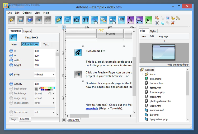 Antenna Web Design Studio v8.1 + CRACK