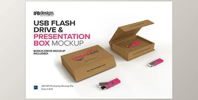 USB Flash Drive Presentation Box CreativeMarket-5449412