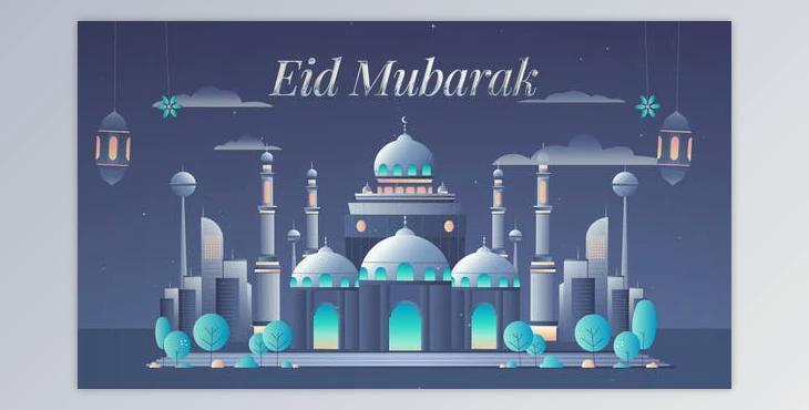 Eid Mubarak Pop-Up Card Intro (Videohive 51615704) - AE Project
