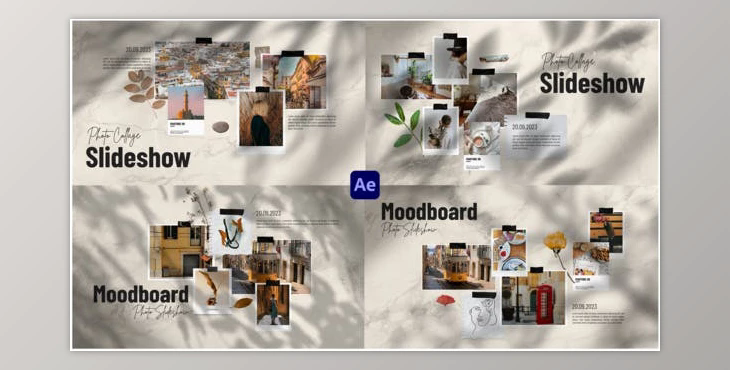 Moodboard Photo Slideshow (Videohive 53620794) - AE Project