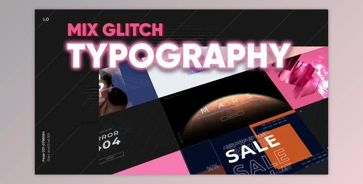Mix Glitch Typography (Videohive 28618716)